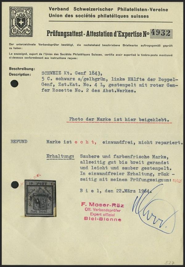Moser_Räz_1964_briefmarkenpruefer_fotoattest