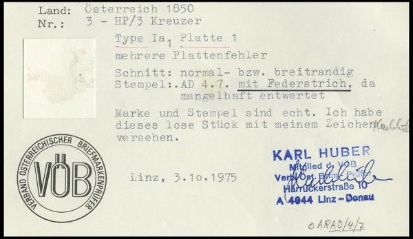 Huber_1975_briefmarkenpruefer_fotoattest