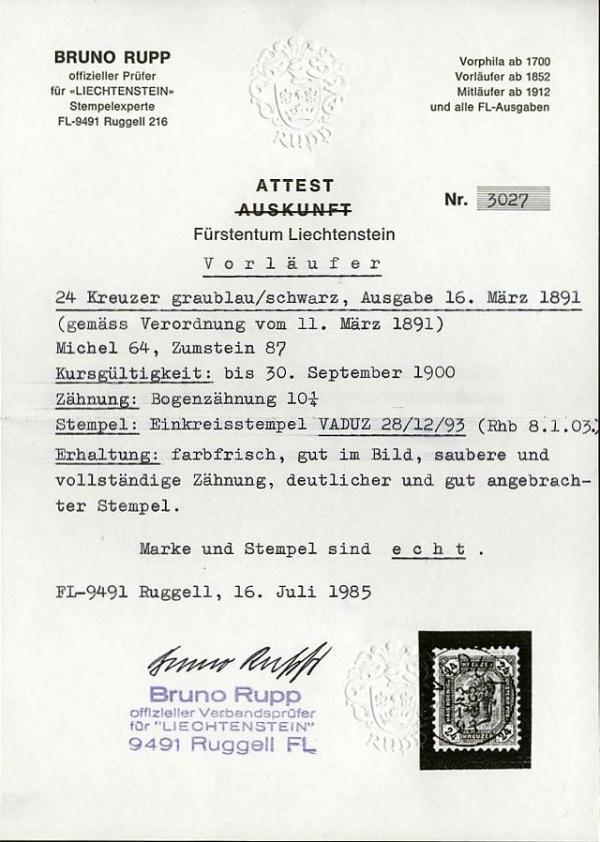 RUPP BRUNO1985_briefmarkenpruefer_fotoattest