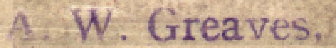 A.W. Greaves
