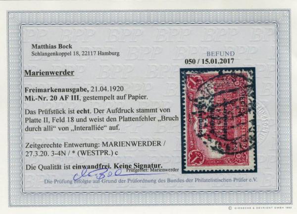 befund-bock-marienwerder-dhuisedfhs_briefmarkenpruefer_fotoattest
