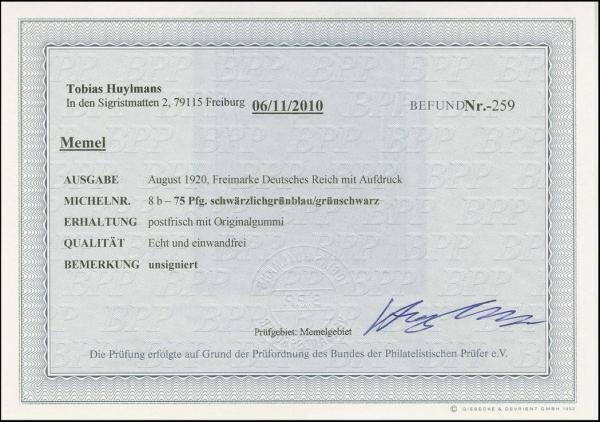 briefmarkenpruefer-tobias-huylmans-bpp-aiep-befund-memelgebiet-memel-klaipeda-dfsfdsfds