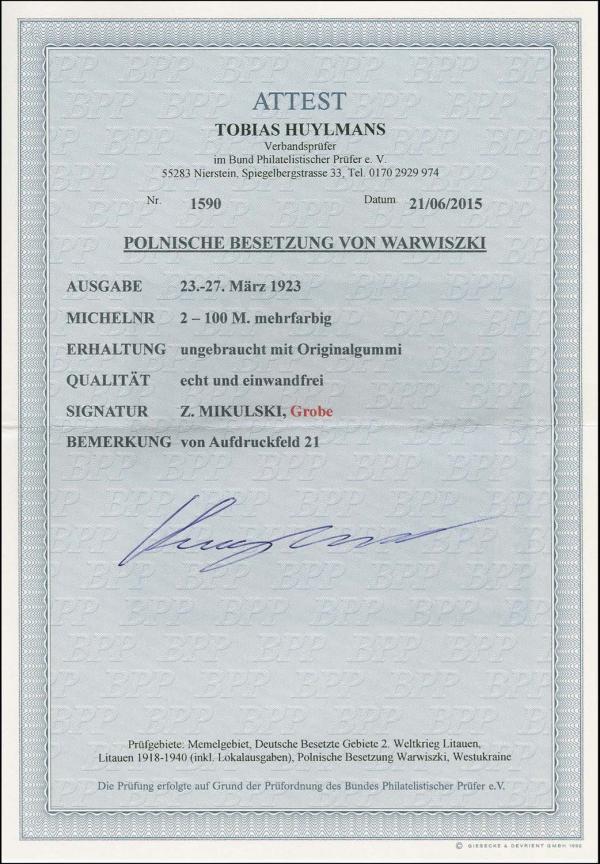 briefmarkenpruefer-tobias-huylmans-bpp-aiep-fotoattest-litauen--polnische-besetzung-von-warwiszki-3z8rde