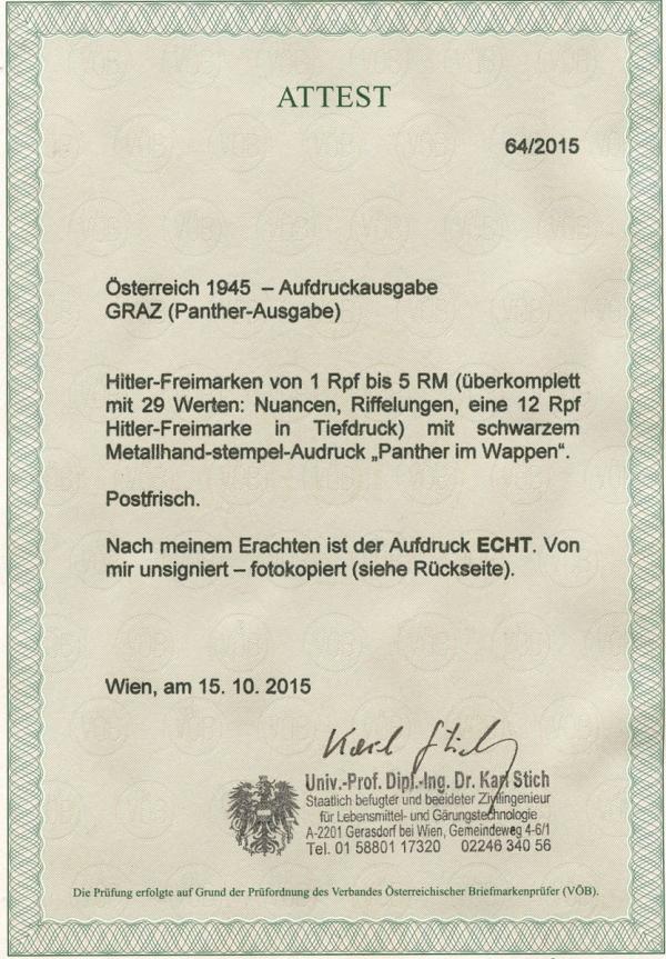 Karl-Stich-briefmarkenpruefer-AttestGrazerOantheraufdrucke1Pfgbis5RM