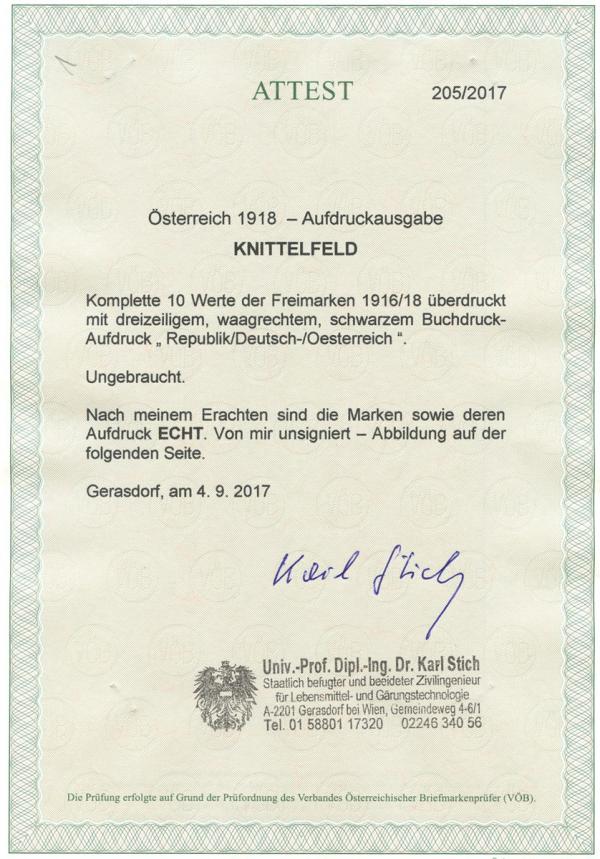 Karl-Stich-briefmarkenpruefer-AttestSeite 1
