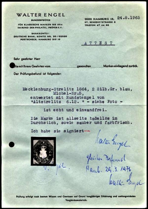 Engel_Walter_1965_briefmarkenpruefer_fotoattest