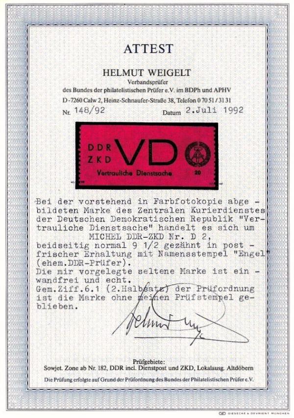 Weigelt_1992_vL_briefmarkenpruefer_fotoattest