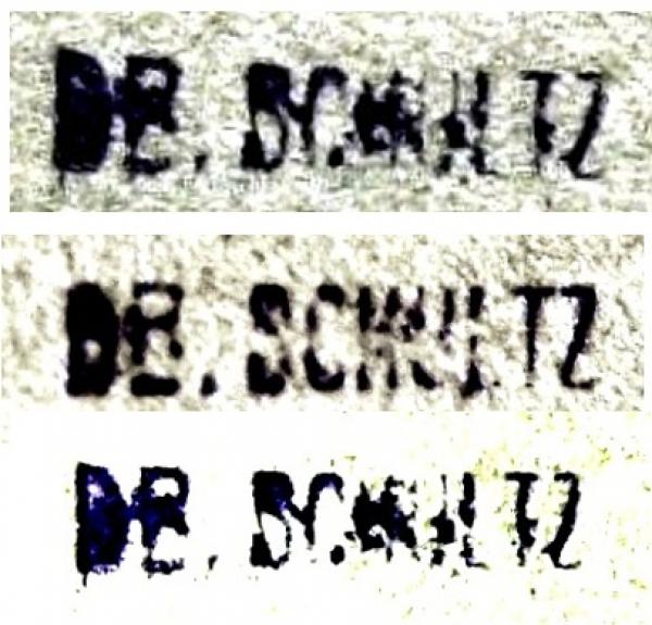 SCHULTZ DR_briefmarkenpruefer_signatur_pruefzeichen